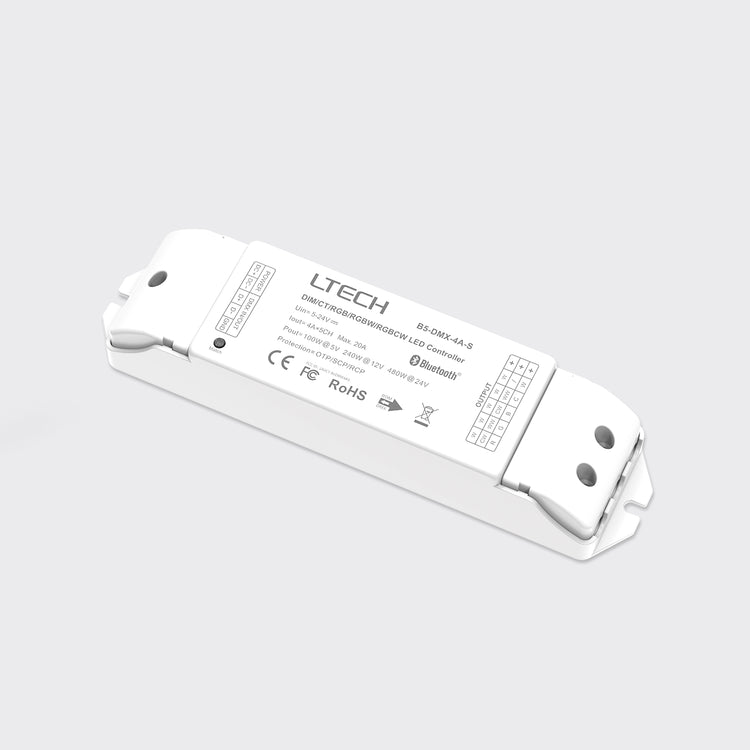 5 × 4A LED Controller DMX/Bluetooth