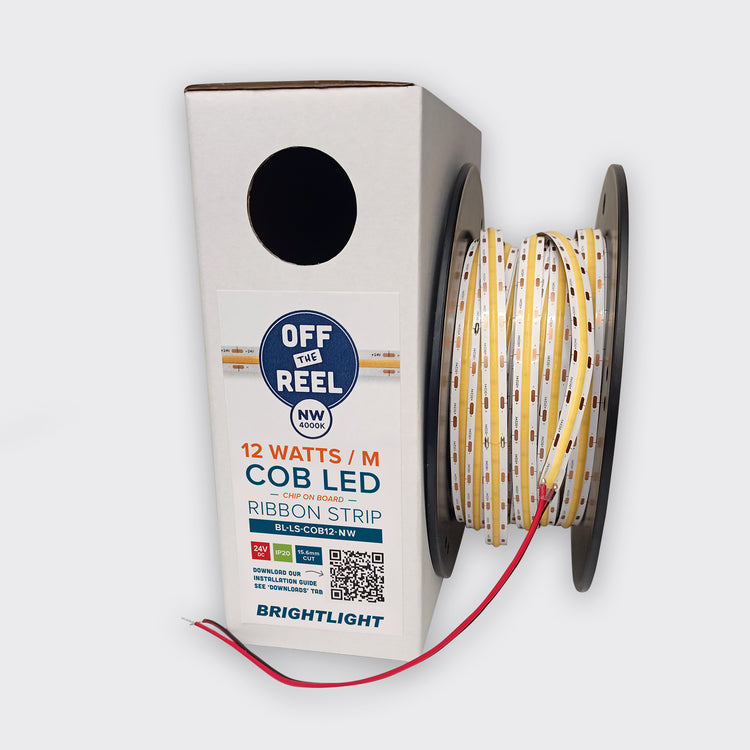 12W/m COB OFF THE REEL | IP20 | 30 Metres