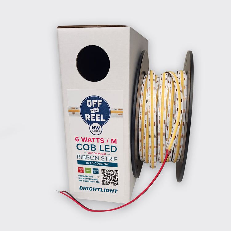 6W/m COB OFF THE REEL | IP20 | 30 Metres