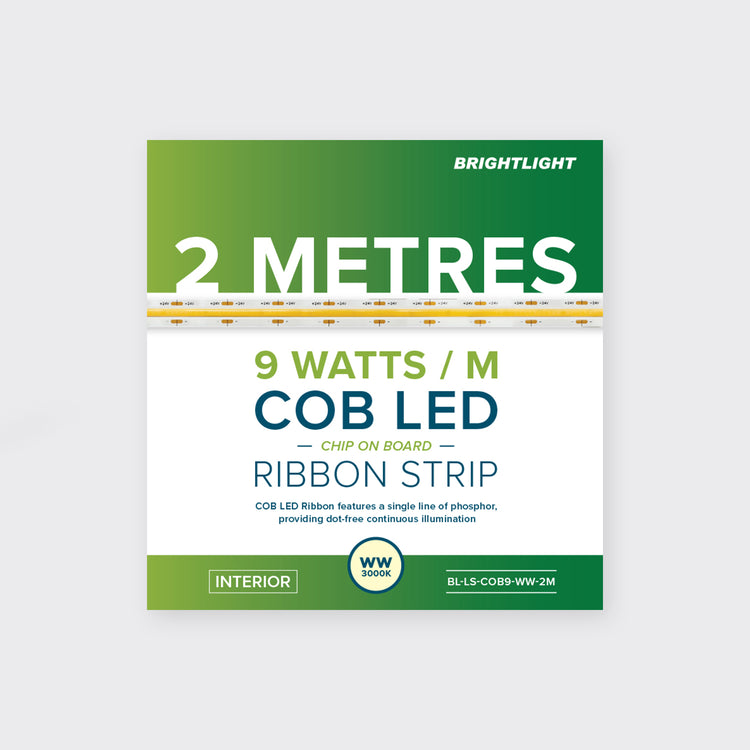 9W/m COB | IP20 | 2 METRE PACK