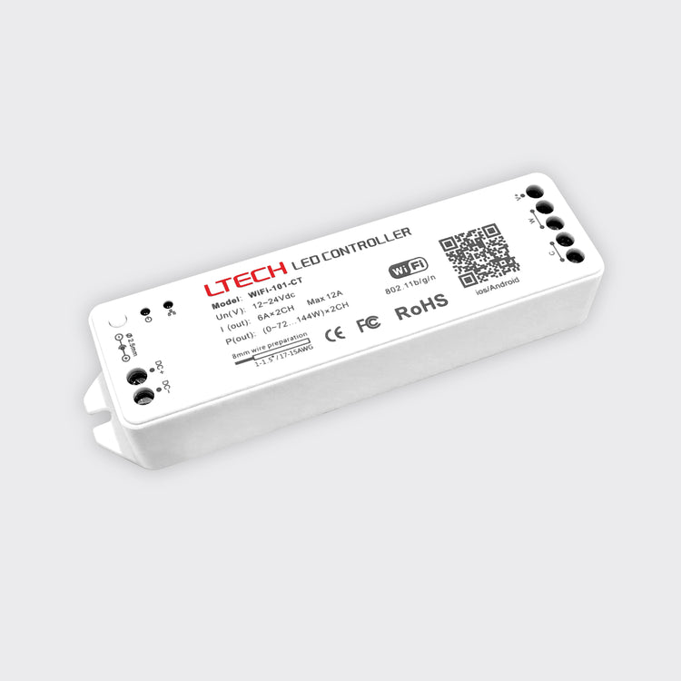2 × 6A CT LED Ribbon Controller Wifi